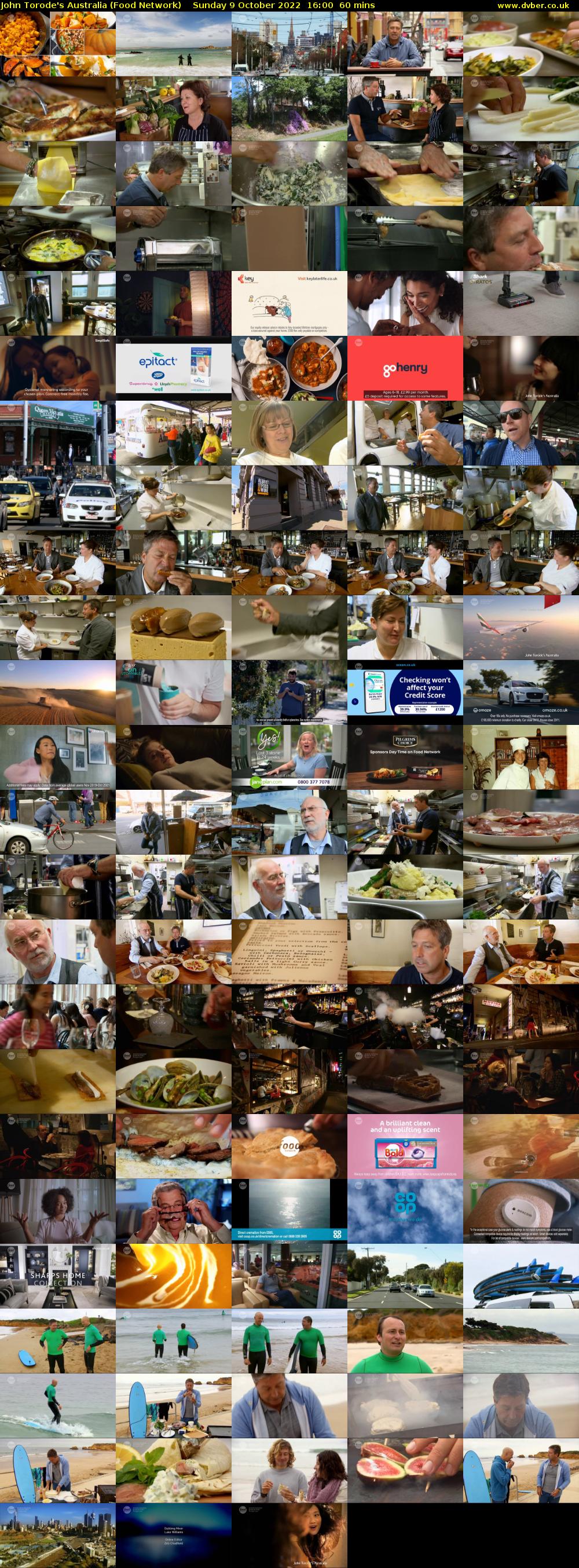 John Torode's Australia (Food Network) Sunday 9 October 2022 16:00 - 17:00