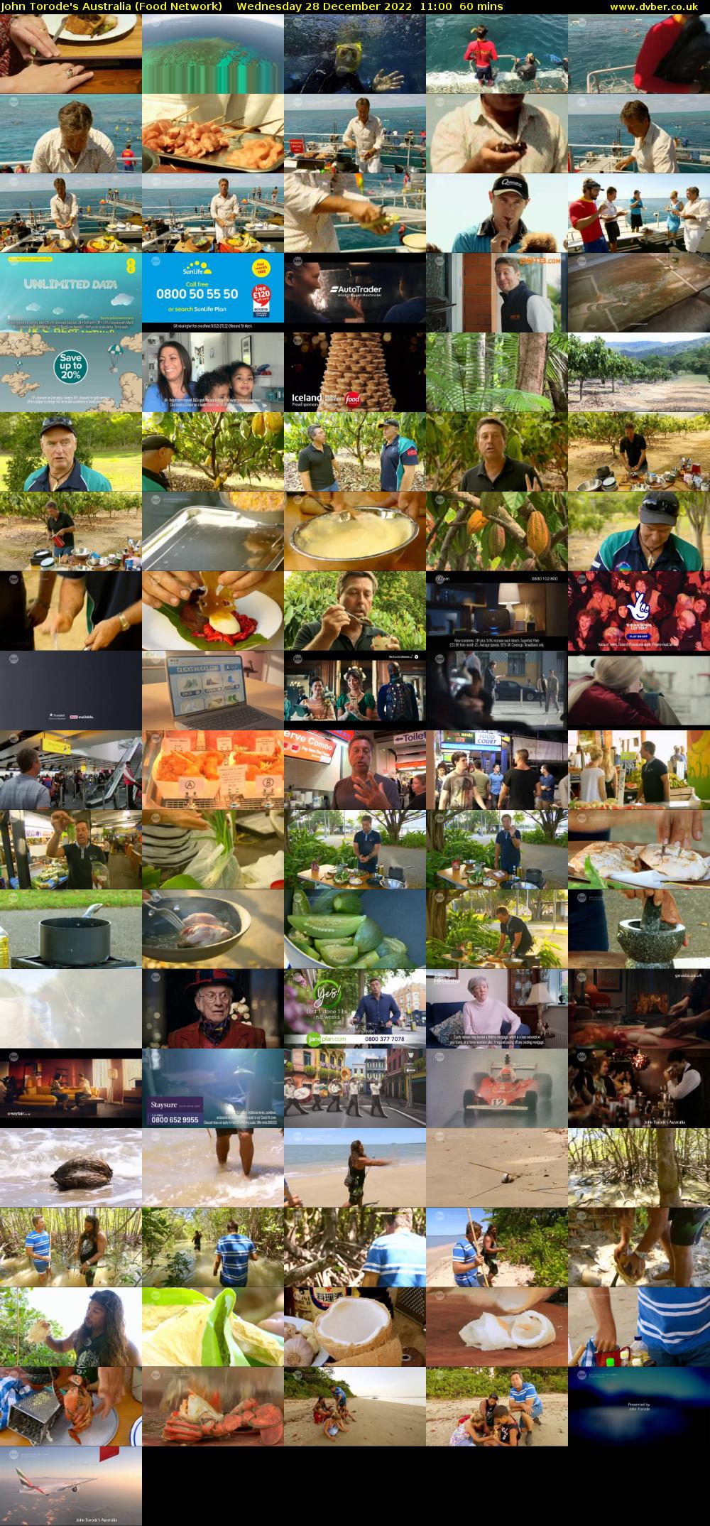 John Torode's Australia (Food Network) Wednesday 28 December 2022 11:00 - 12:00