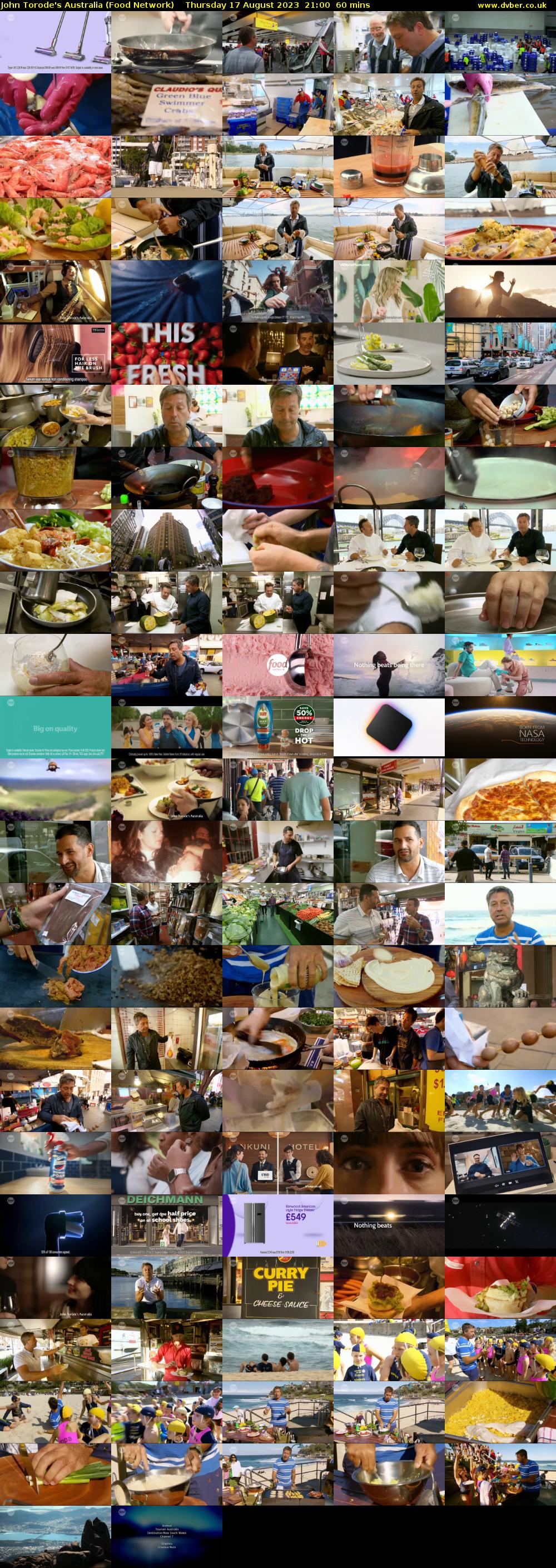 John Torode's Australia (Food Network) Thursday 17 August 2023 21:00 - 22:00