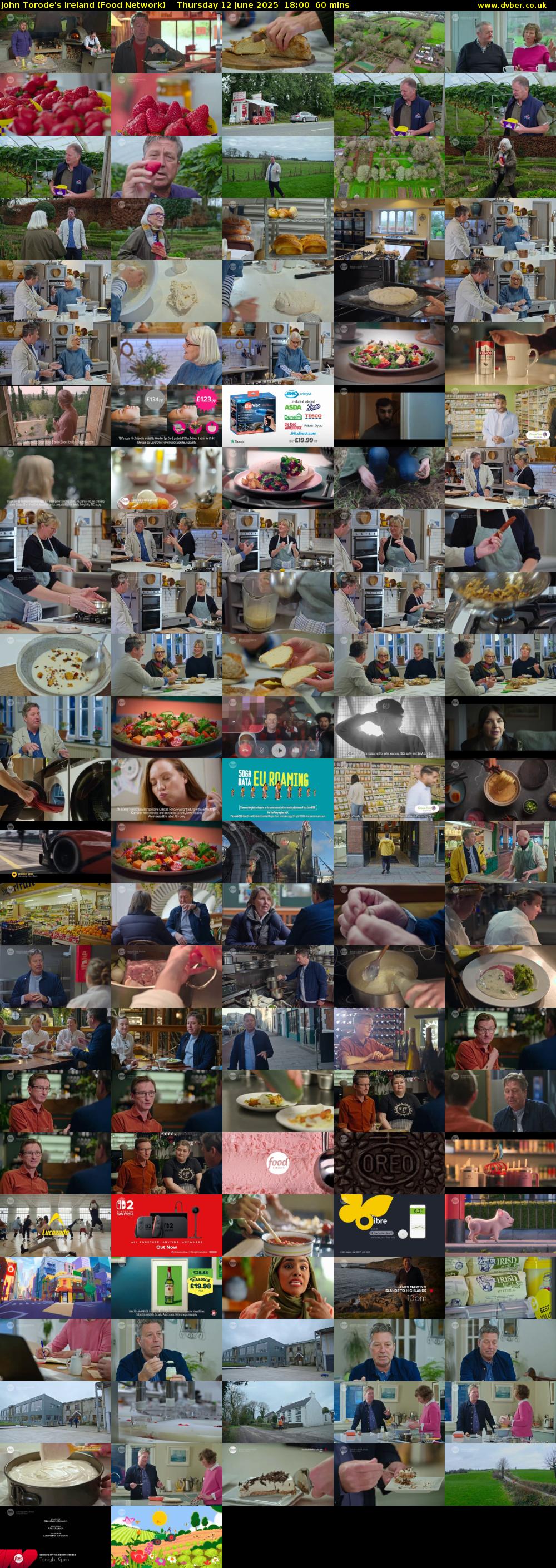 John Torode's Ireland (Food Network) Thursday 12 June 2025 18:00 - 19:00