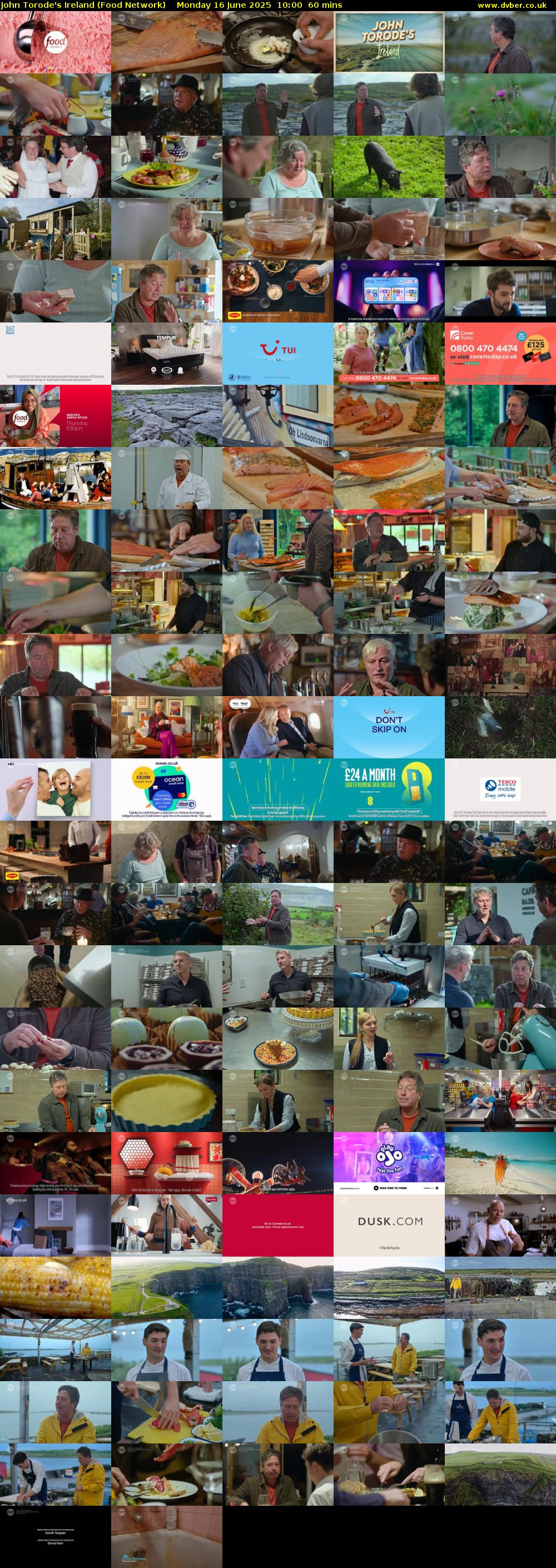 John Torode's Ireland (Food Network) Monday 16 June 2025 10:00 - 11:00
