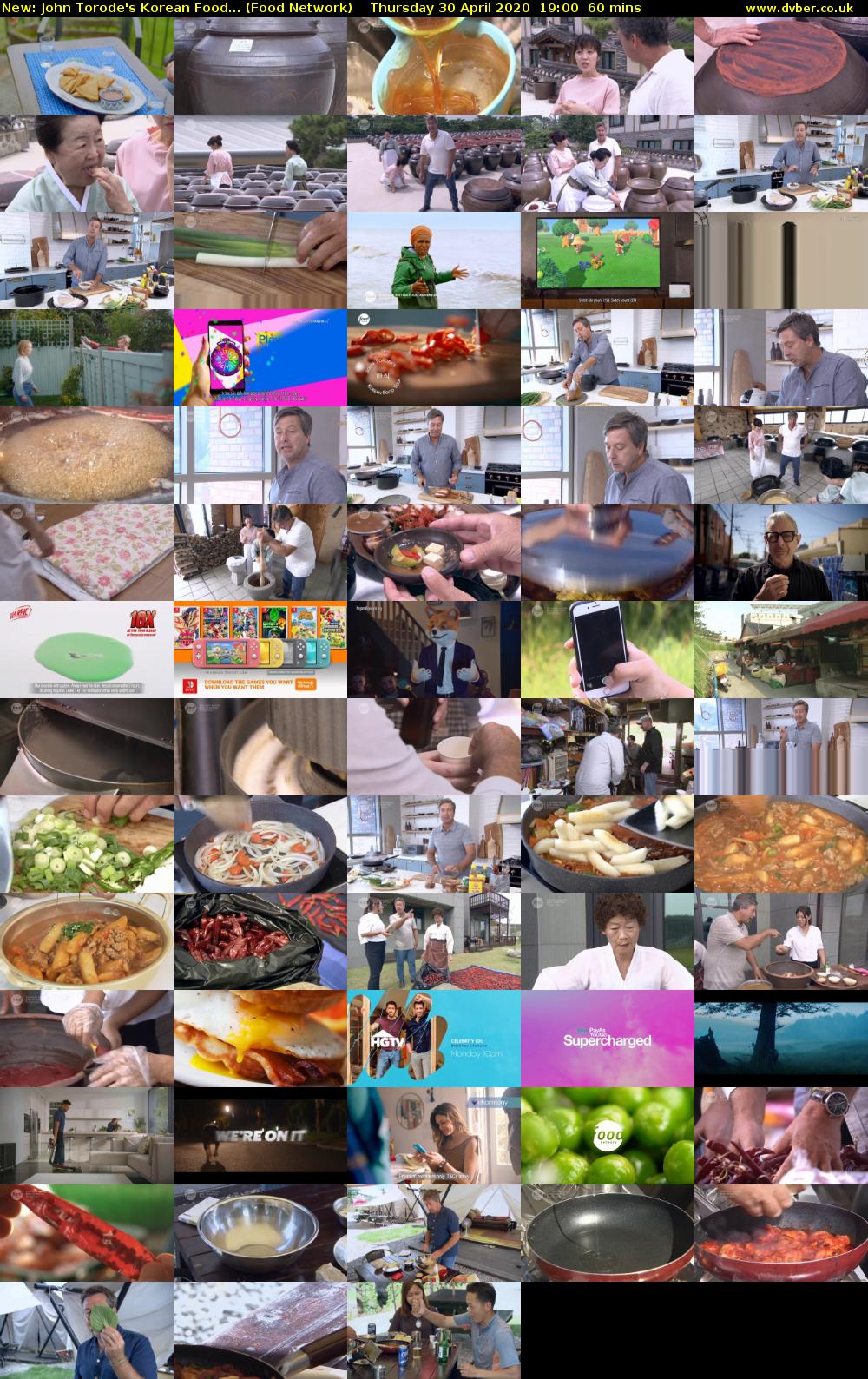 John Torode's Korean Food... (Food Network) Thursday 30 April 2020 19:00 - 20:00