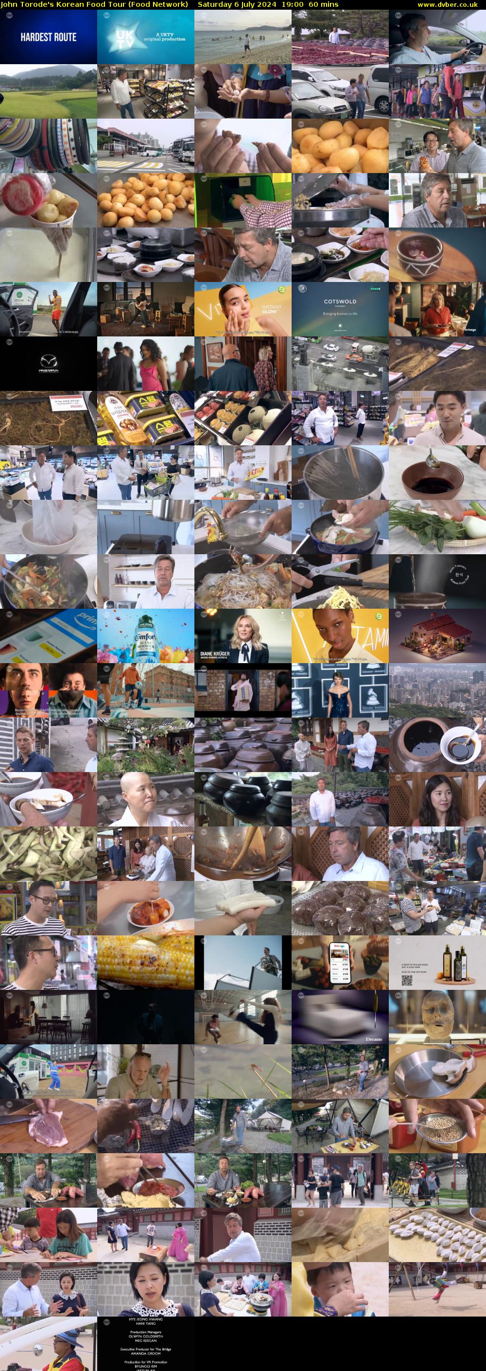 John Torode's Korean Food Tour (Food Network) Saturday 6 July 2024 19:00 - 20:00