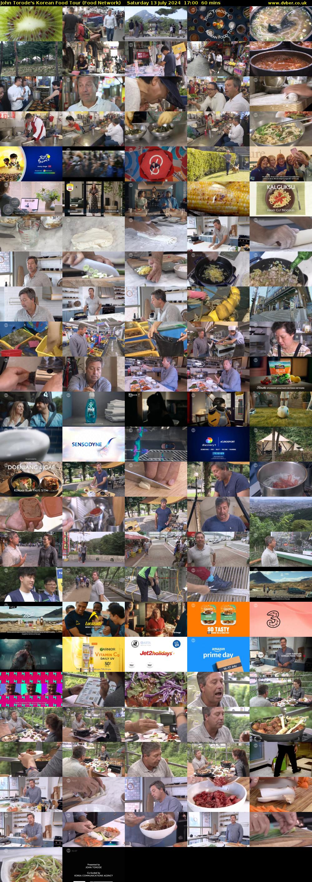 John Torode's Korean Food Tour (Food Network) Saturday 13 July 2024 17:00 - 18:00
