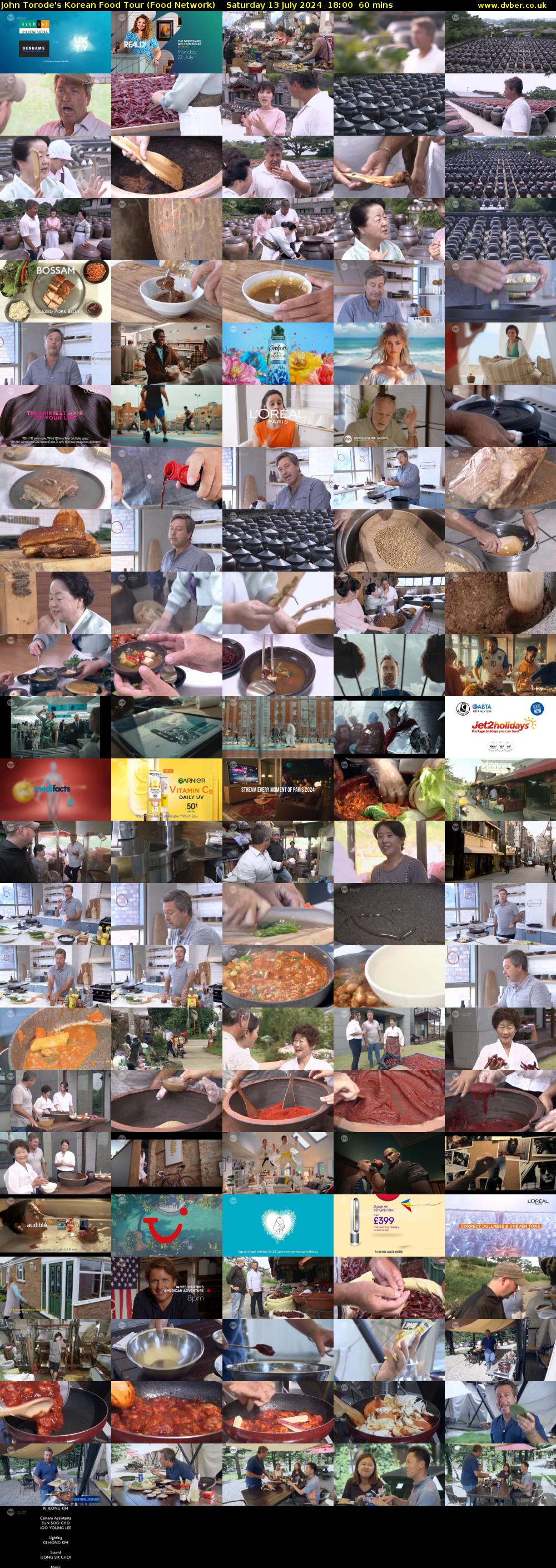 John Torode's Korean Food Tour (Food Network) Saturday 13 July 2024 18:00 - 19:00