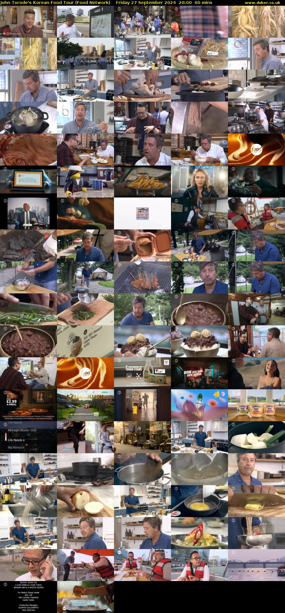 John Torode's Korean Food Tour (Food Network) Friday 27 September 2024 20:00 - 21:00