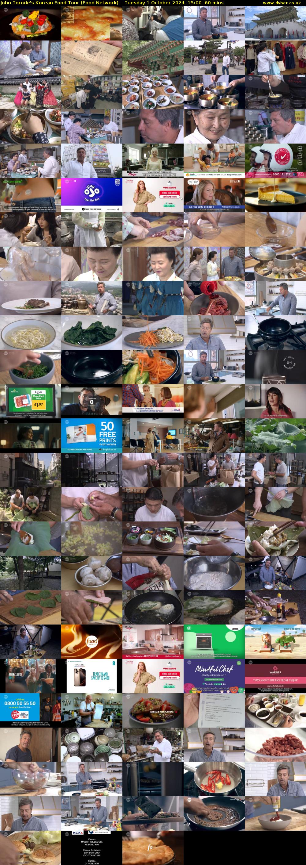 John Torode's Korean Food Tour (Food Network) Tuesday 1 October 2024 15:00 - 16:00