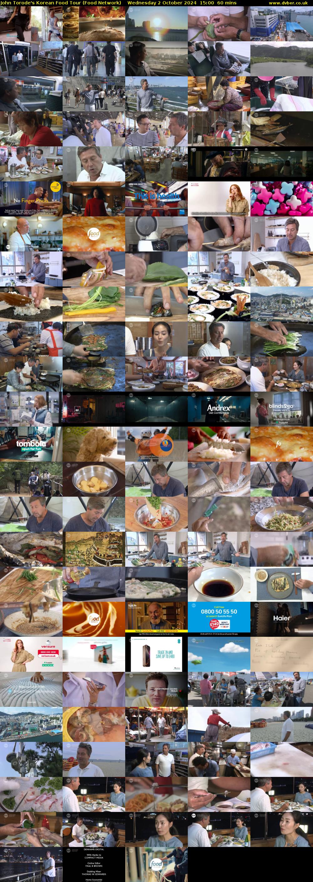 John Torode's Korean Food Tour (Food Network) Wednesday 2 October 2024 15:00 - 16:00