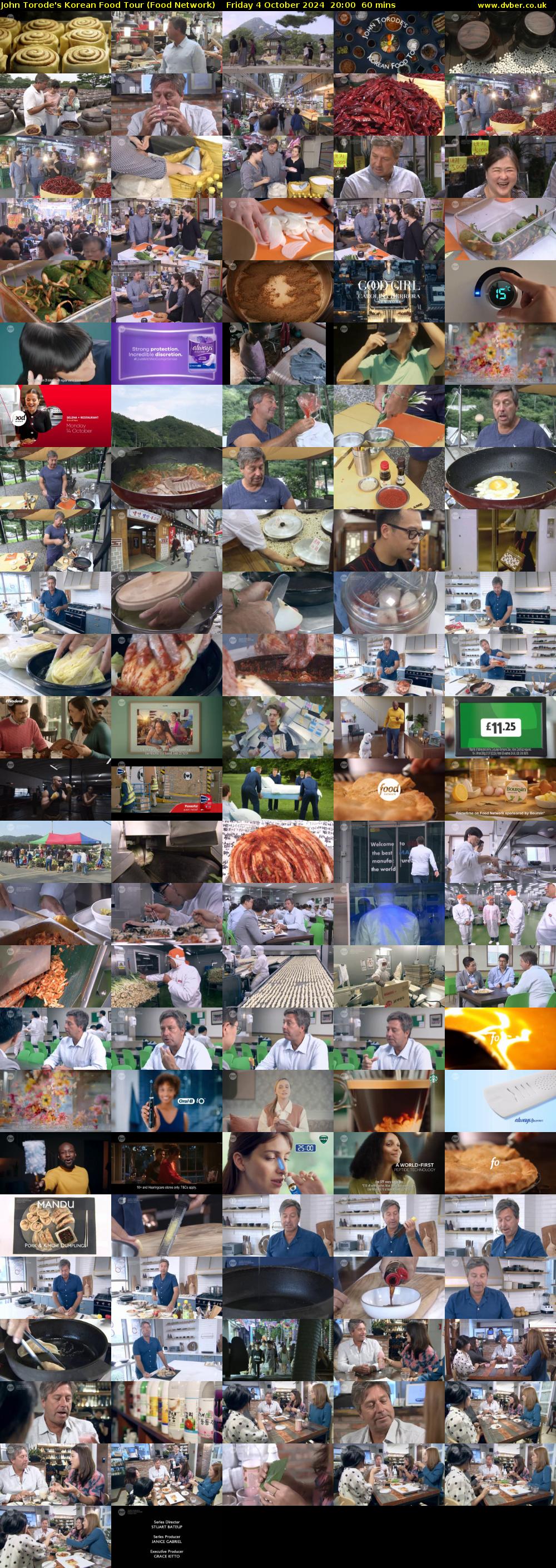 John Torode's Korean Food Tour (Food Network) Friday 4 October 2024 20:00 - 21:00