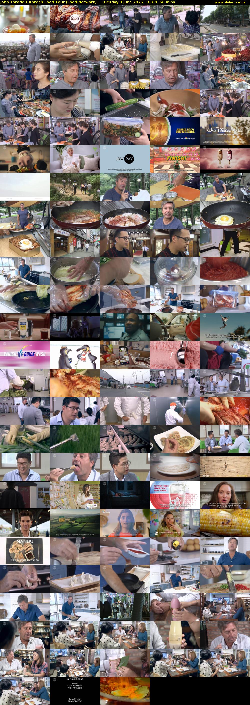 John Torode's Korean Food Tour (Food Network) Tuesday 3 June 2025 18:00 - 19:00