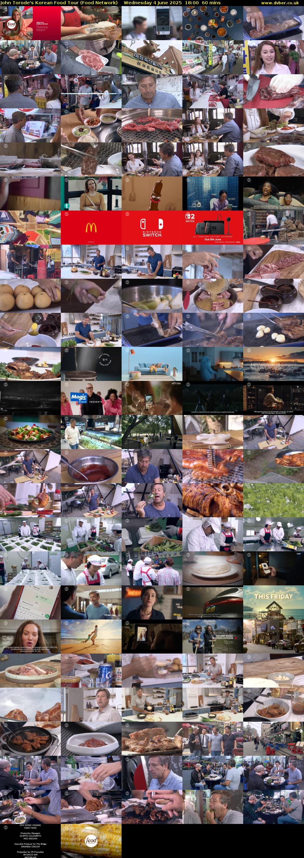 John Torode's Korean Food Tour (Food Network) Wednesday 4 June 2025 18:00 - 19:00