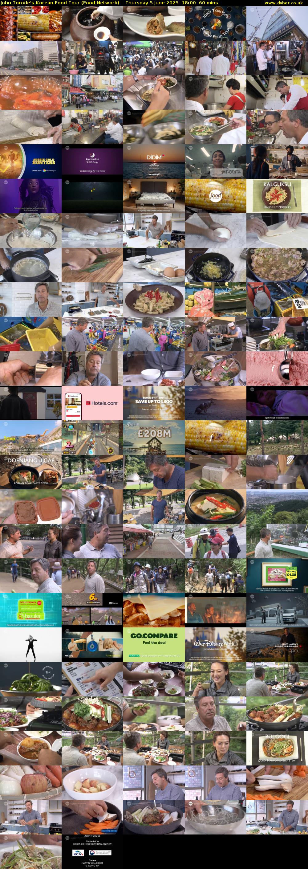 John Torode's Korean Food Tour (Food Network) Thursday 5 June 2025 18:00 - 19:00