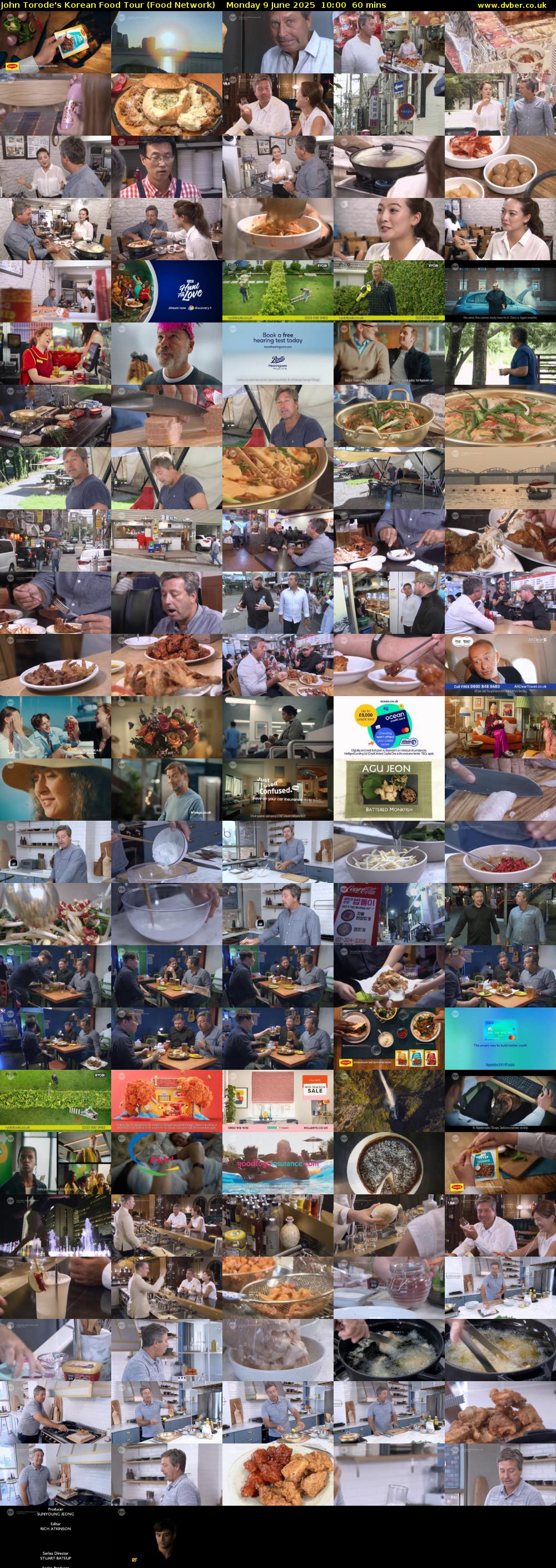 John Torode's Korean Food Tour (Food Network) Monday 9 June 2025 10:00 - 11:00
