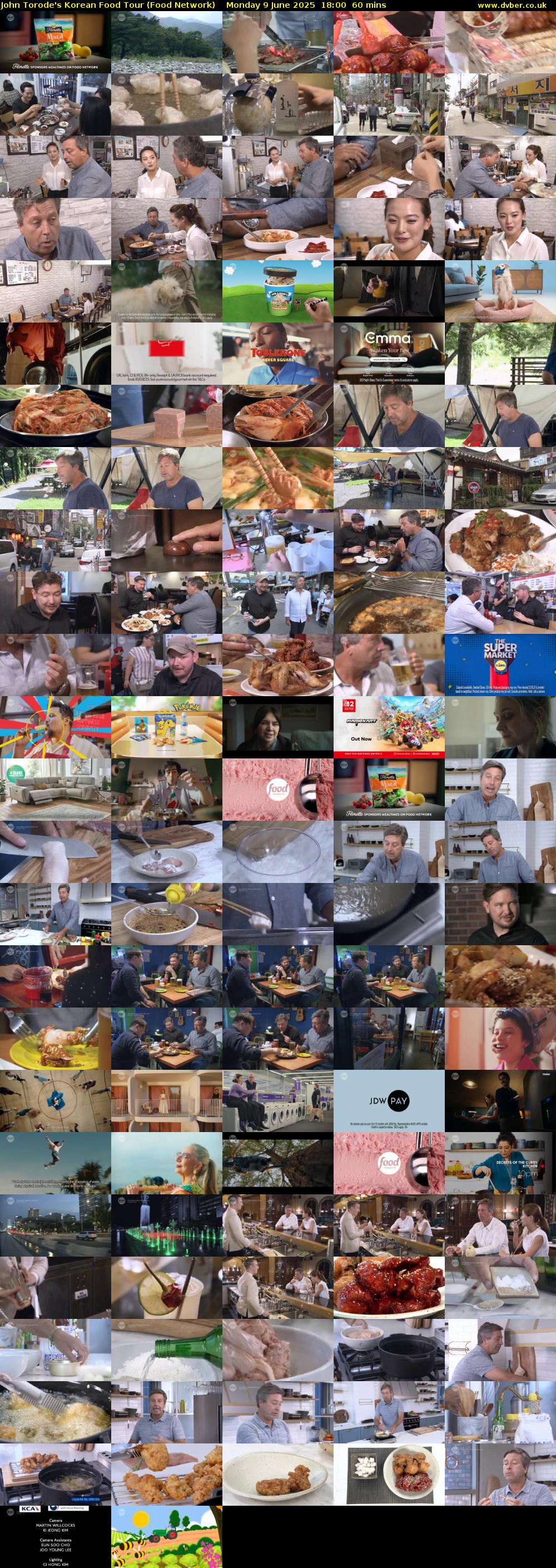 John Torode's Korean Food Tour (Food Network) Monday 9 June 2025 18:00 - 19:00
