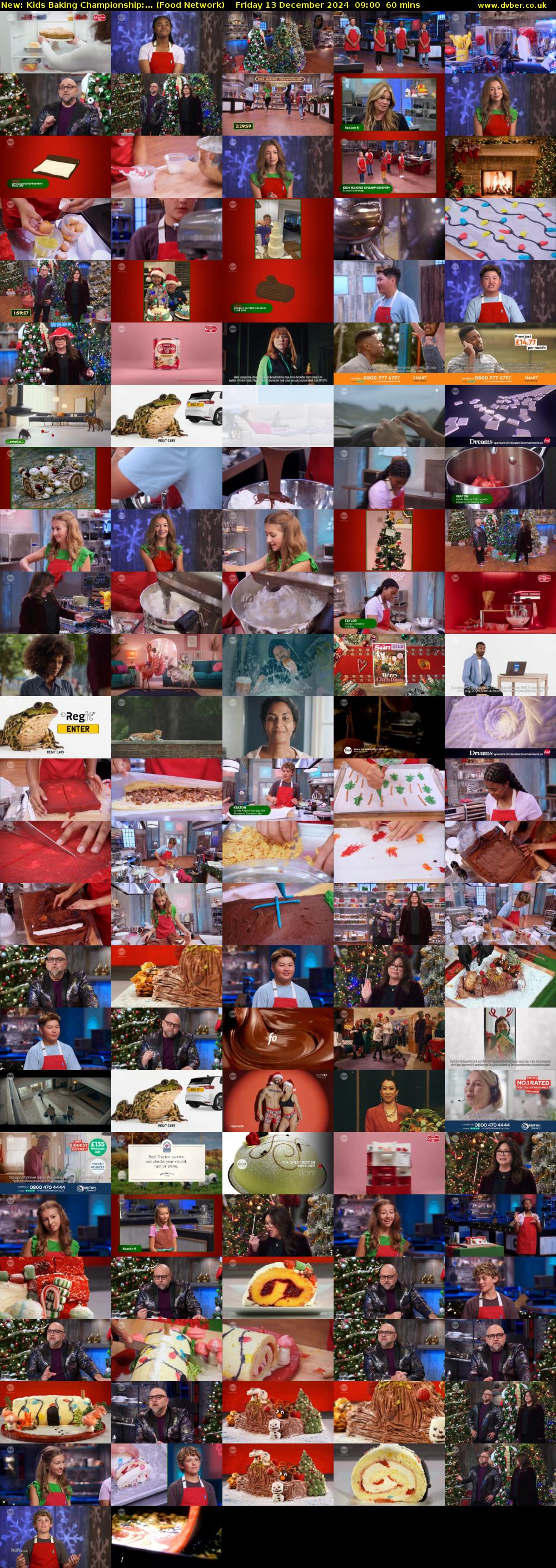 Kids Baking Championship:... (Food Network) Friday 13 December 2024 09:00 - 10:00