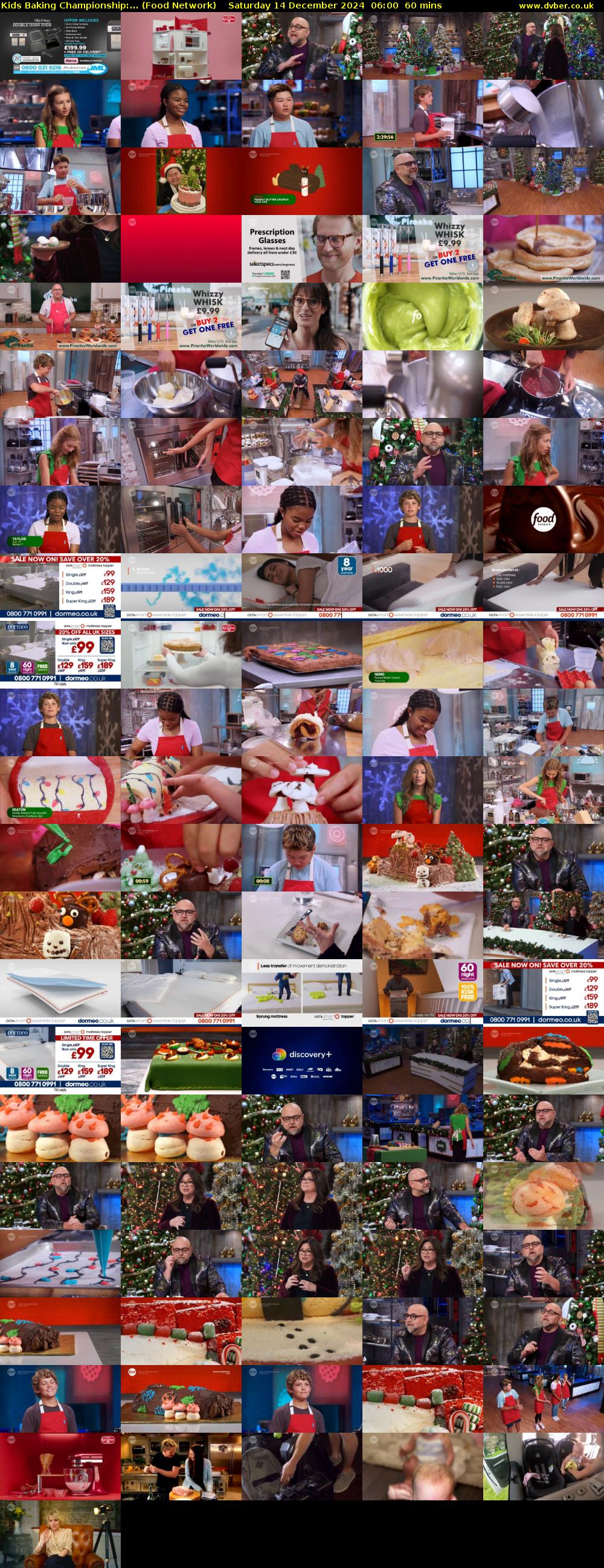 Kids Baking Championship:... (Food Network) Saturday 14 December 2024 06:00 - 07:00