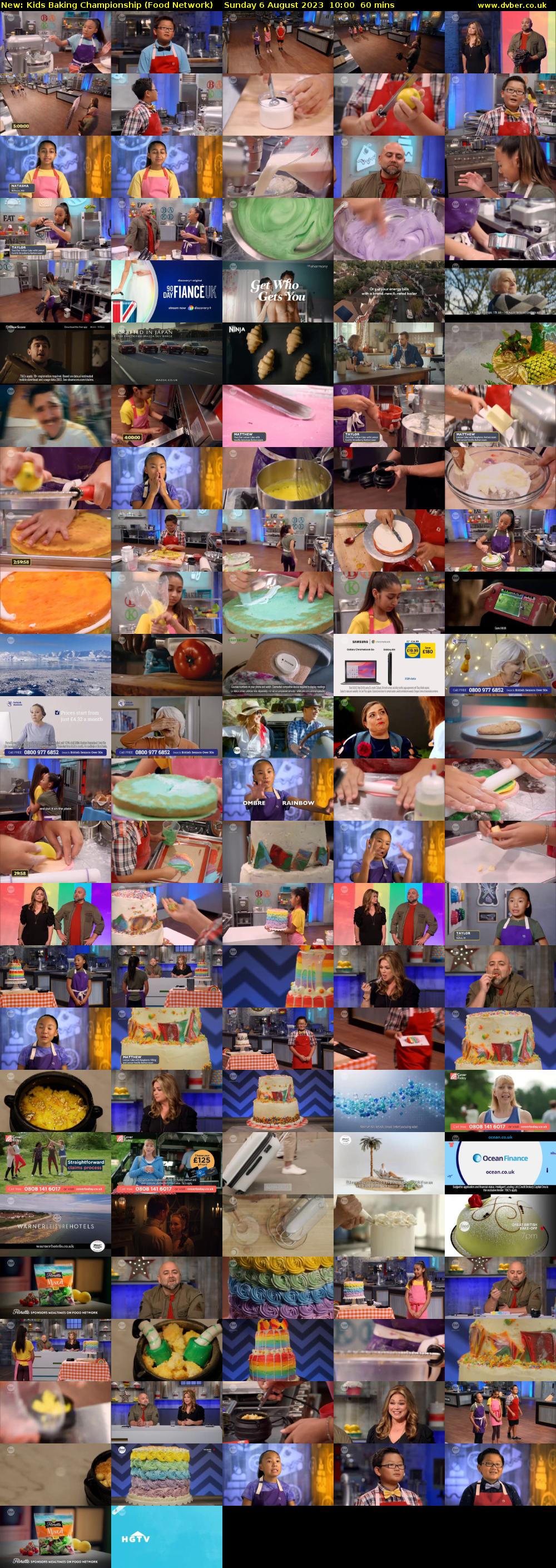 Kids Baking Championship (Food Network) Sunday 6 August 2023 10:00 - 11:00