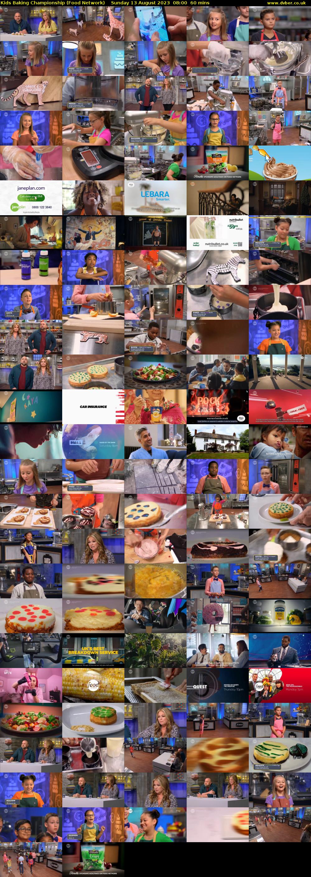 Kids Baking Championship (Food Network) Sunday 13 August 2023 08:00 - 09:00