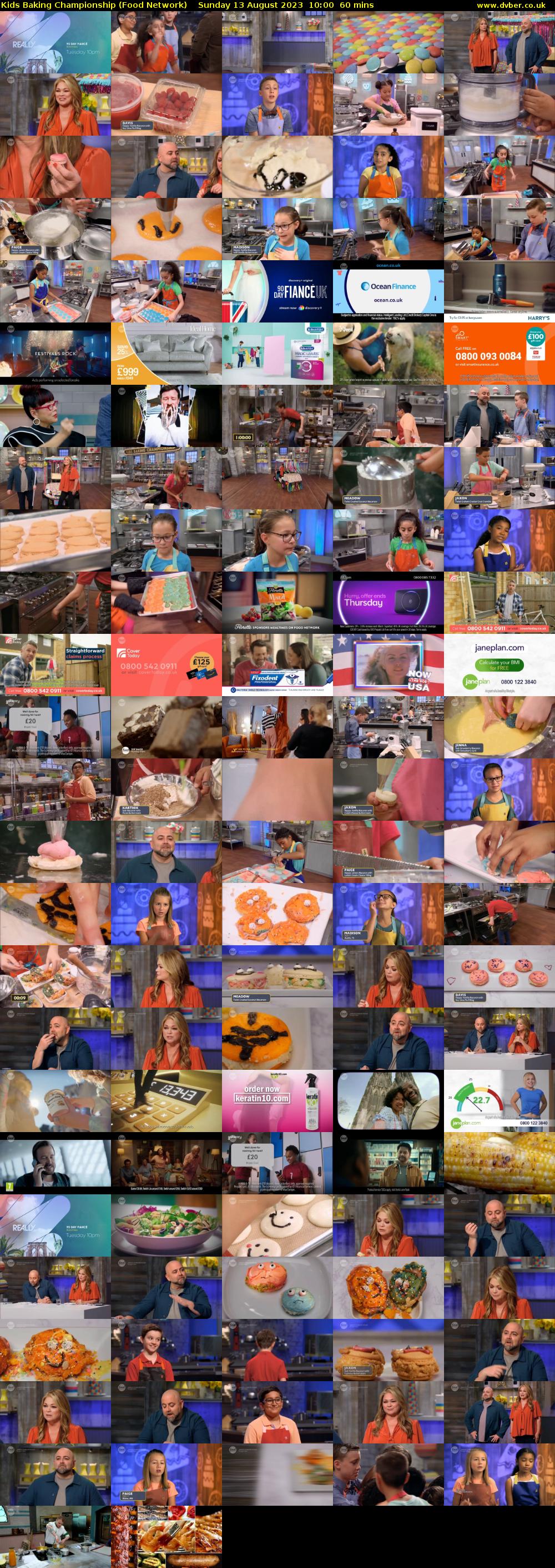 Kids Baking Championship (Food Network) Sunday 13 August 2023 10:00 - 11:00