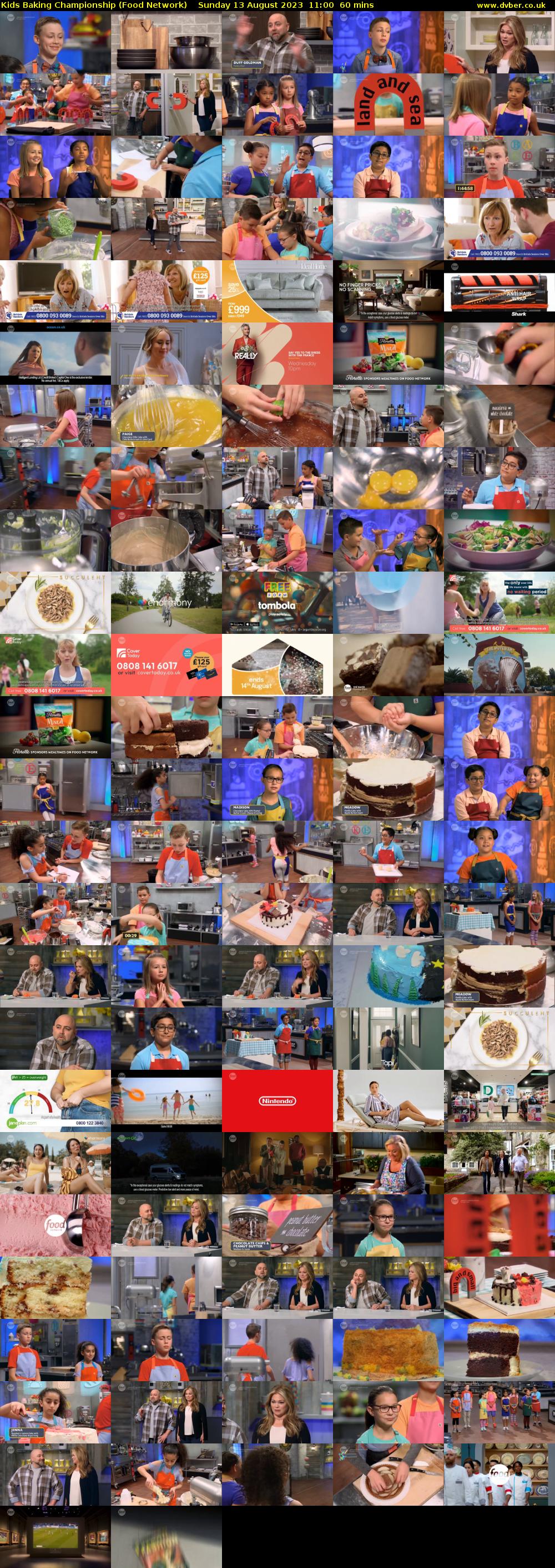 Kids Baking Championship (Food Network) Sunday 13 August 2023 11:00 - 12:00