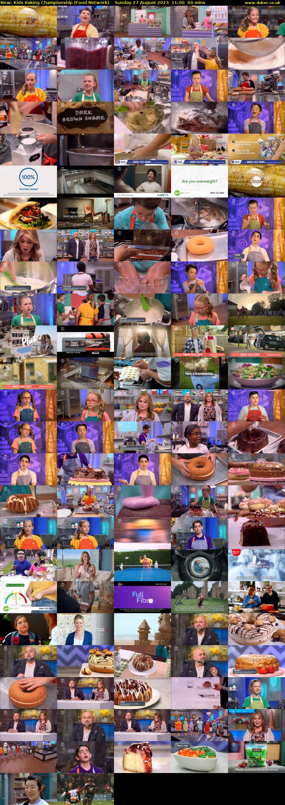Kids Baking Championship (Food Network) Sunday 27 August 2023 11:00 - 12:00