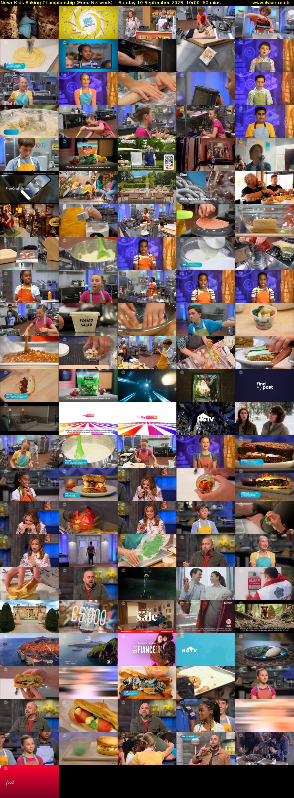 Kids Baking Championship (Food Network) Sunday 10 September 2023 10:00 - 11:00