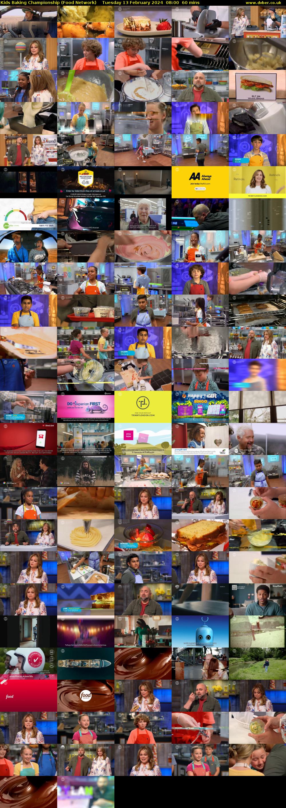 Kids Baking Championship (Food Network) Tuesday 13 February 2024 08:00 - 09:00