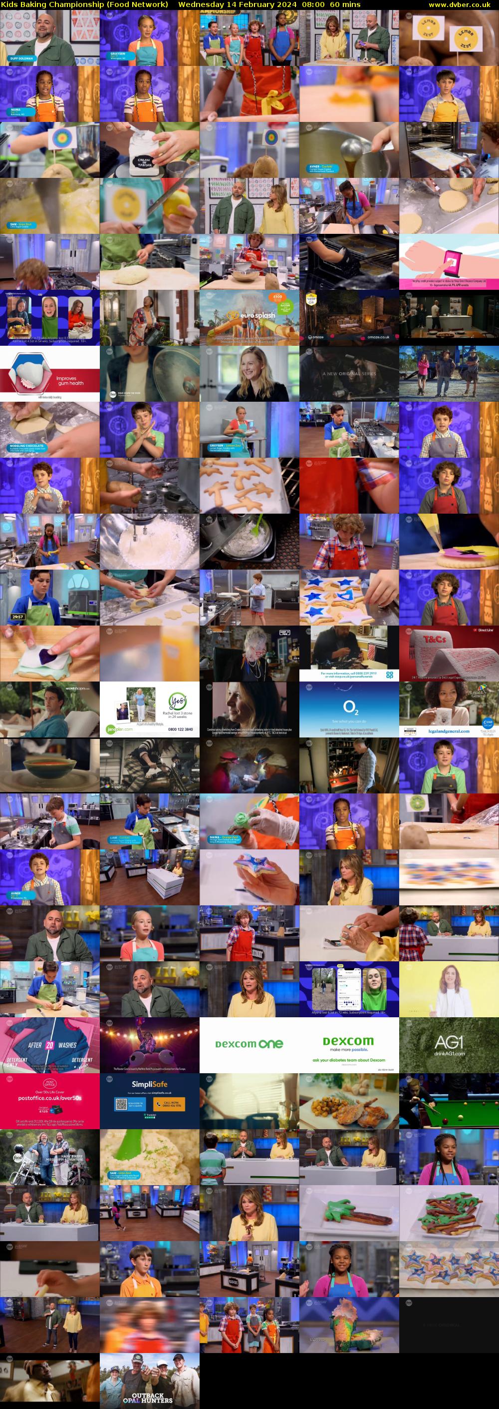 Kids Baking Championship (Food Network) Wednesday 14 February 2024 08:00 - 09:00