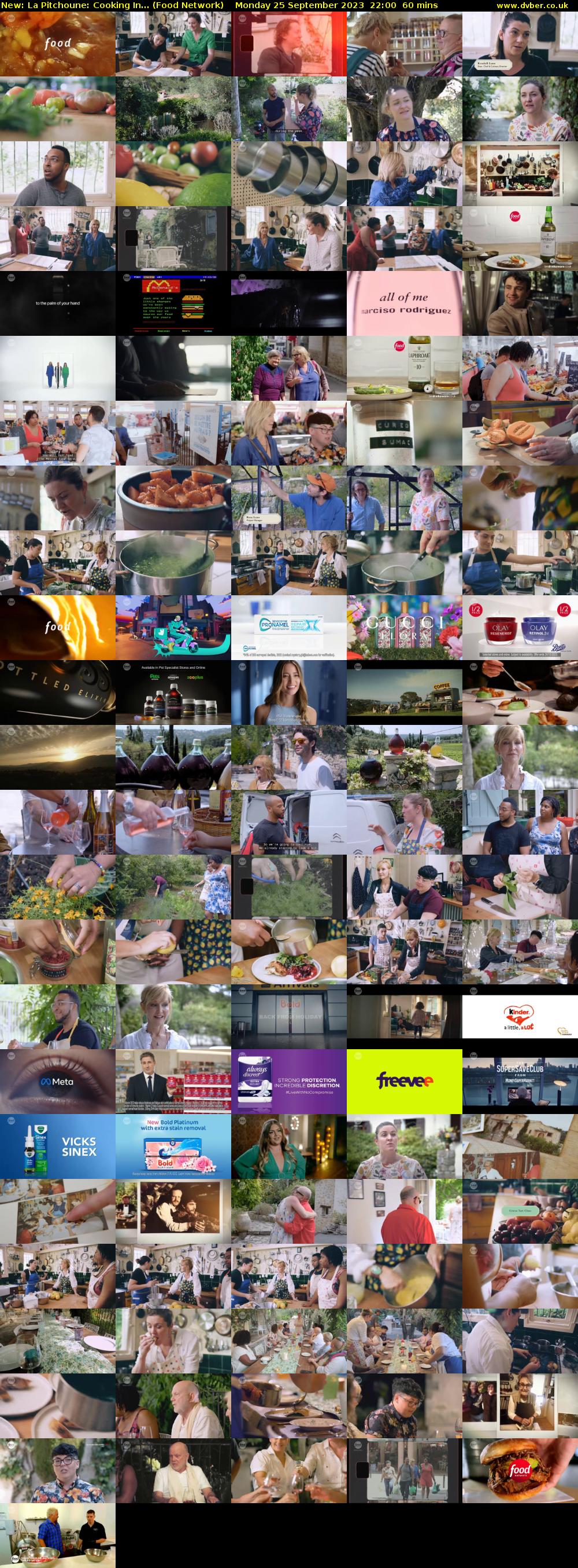 La Pitchoune: Cooking In... (Food Network) Monday 25 September 2023 22:00 - 23:00