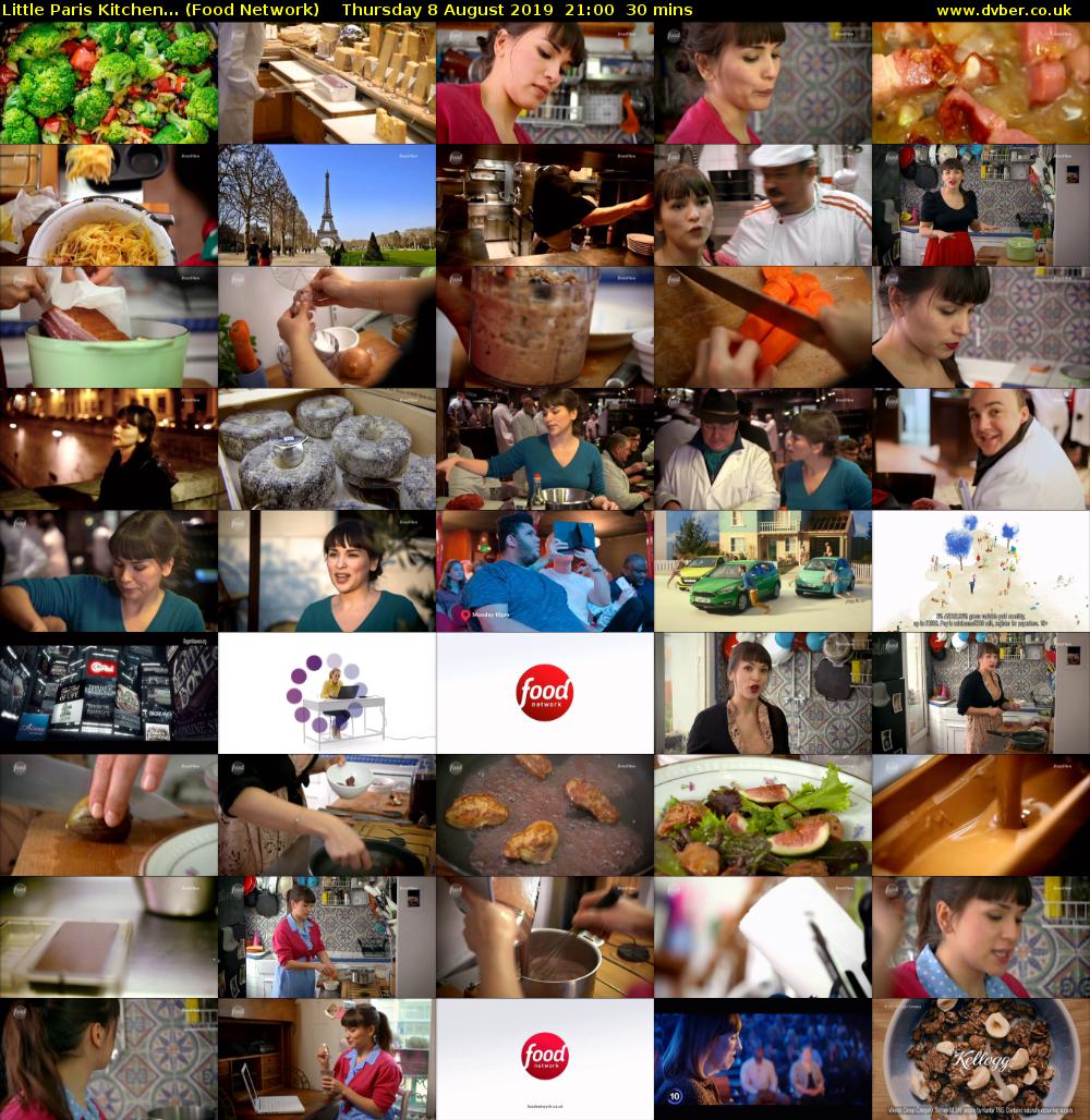Little Paris Kitchen... (Food Network) Thursday 8 August 2019 21:00 - 21:30