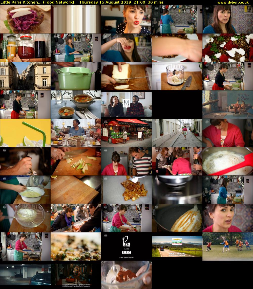 Little Paris Kitchen... (Food Network) Thursday 15 August 2019 21:00 - 21:30