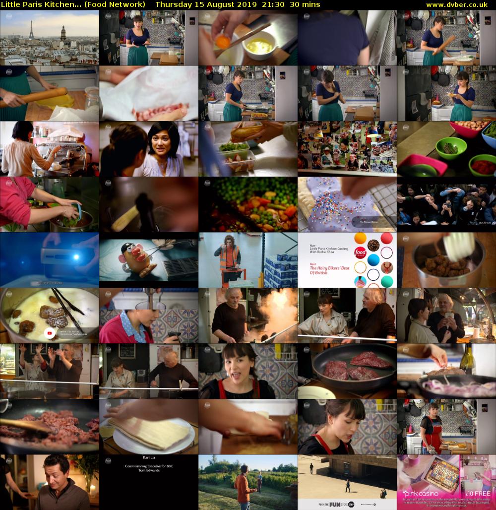Little Paris Kitchen... (Food Network) Thursday 15 August 2019 21:30 - 22:00