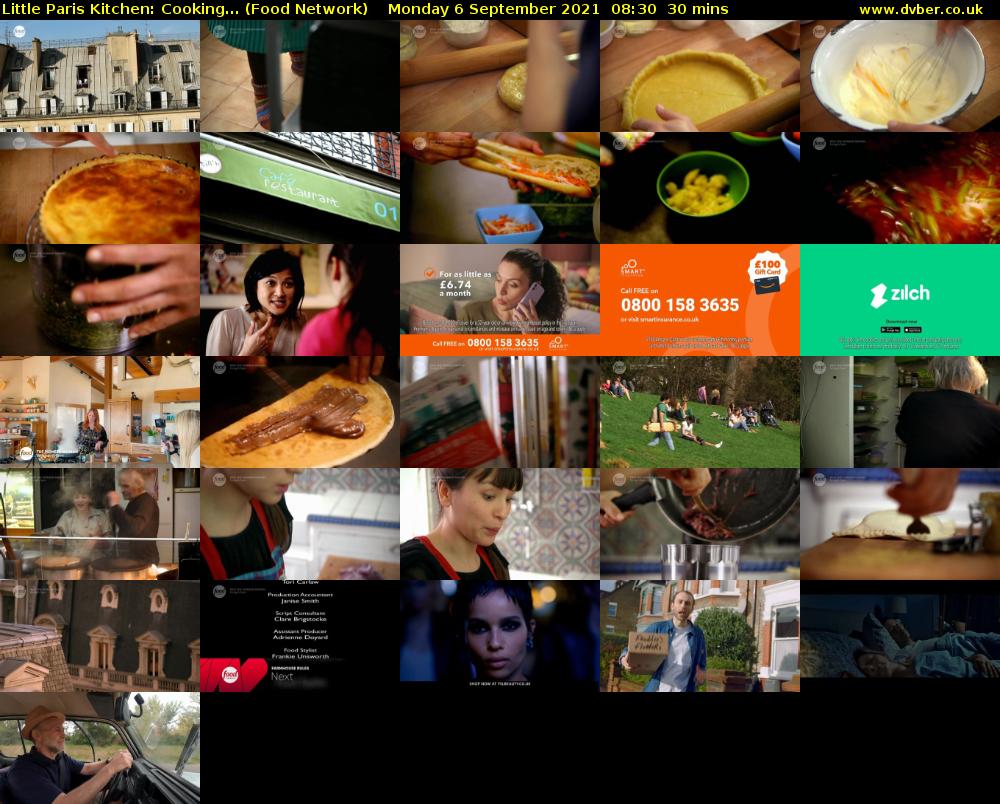 Little Paris Kitchen: Cooking... (Food Network) Monday 6 September 2021 09:30 - 10:00