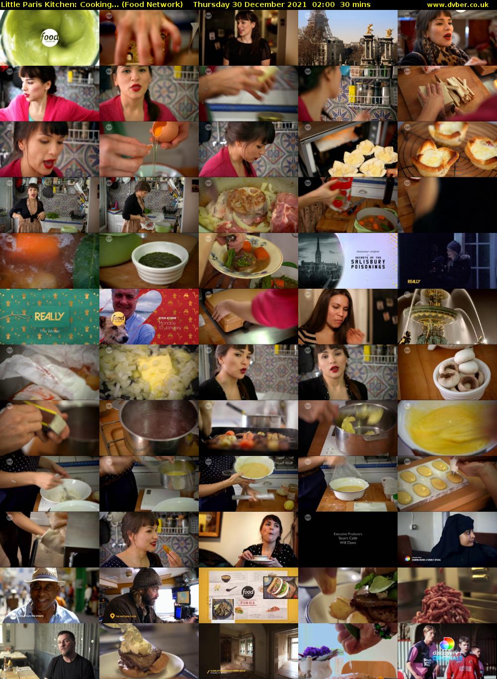 Little Paris Kitchen: Cooking... (Food Network) Thursday 30 December 2021 02:00 - 02:30
