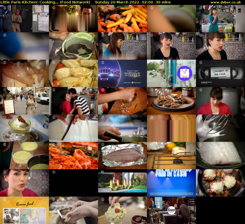 Little Paris Kitchen: Cooking... (Food Network) Sunday 20 March 2022 02:00 - 02:30