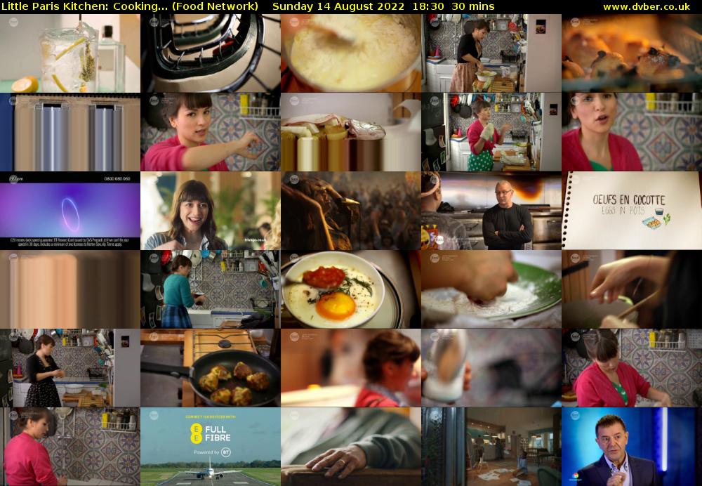 Little Paris Kitchen: Cooking... (Food Network) Sunday 14 August 2022 18:30 - 19:00