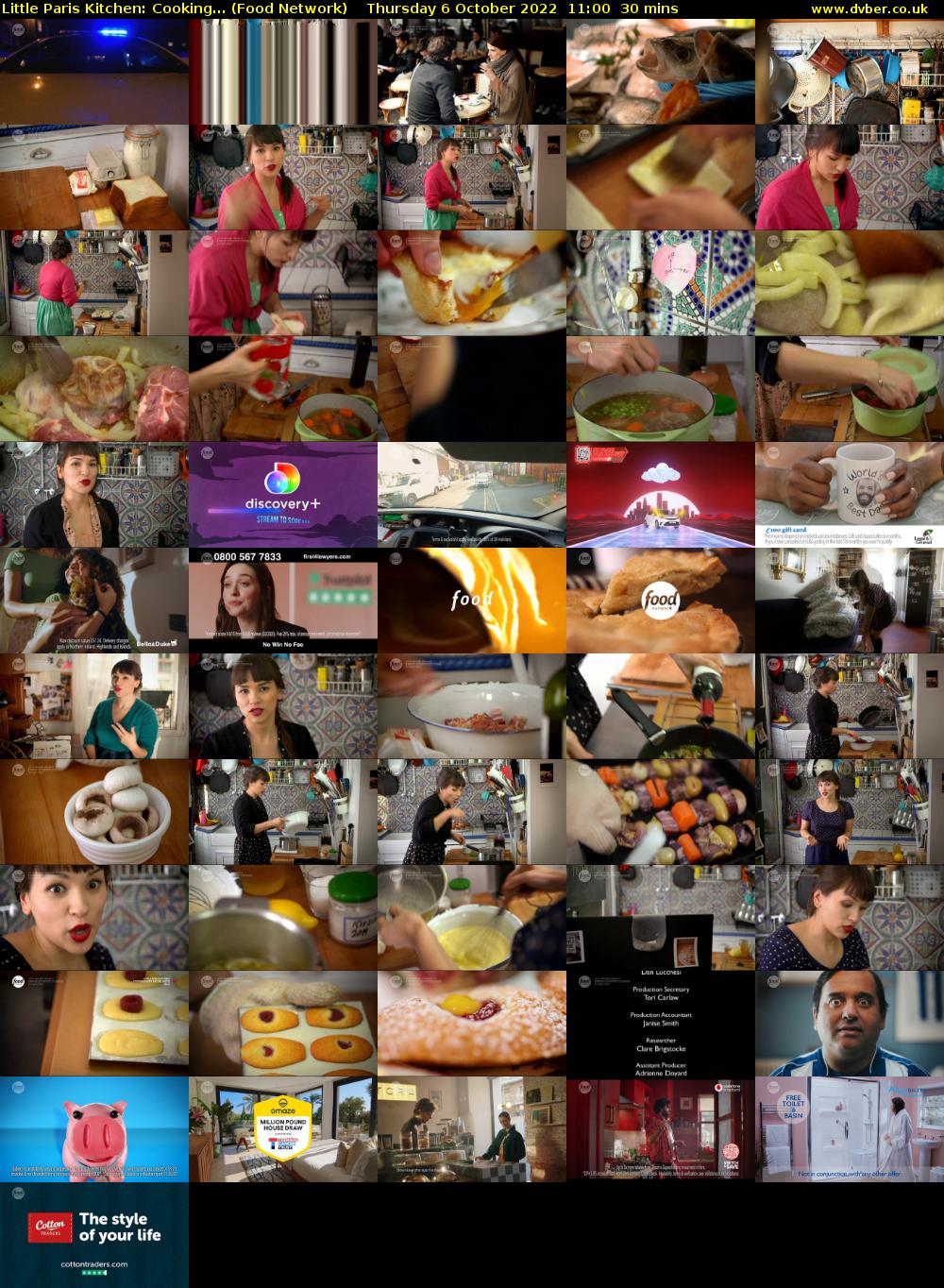 Little Paris Kitchen: Cooking... (Food Network) Thursday 6 October 2022 11:00 - 11:30