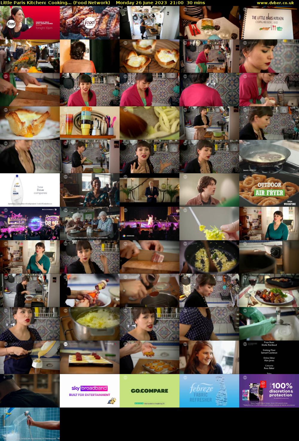 Little Paris Kitchen: Cooking... (Food Network) Monday 26 June 2023 21:00 - 21:30