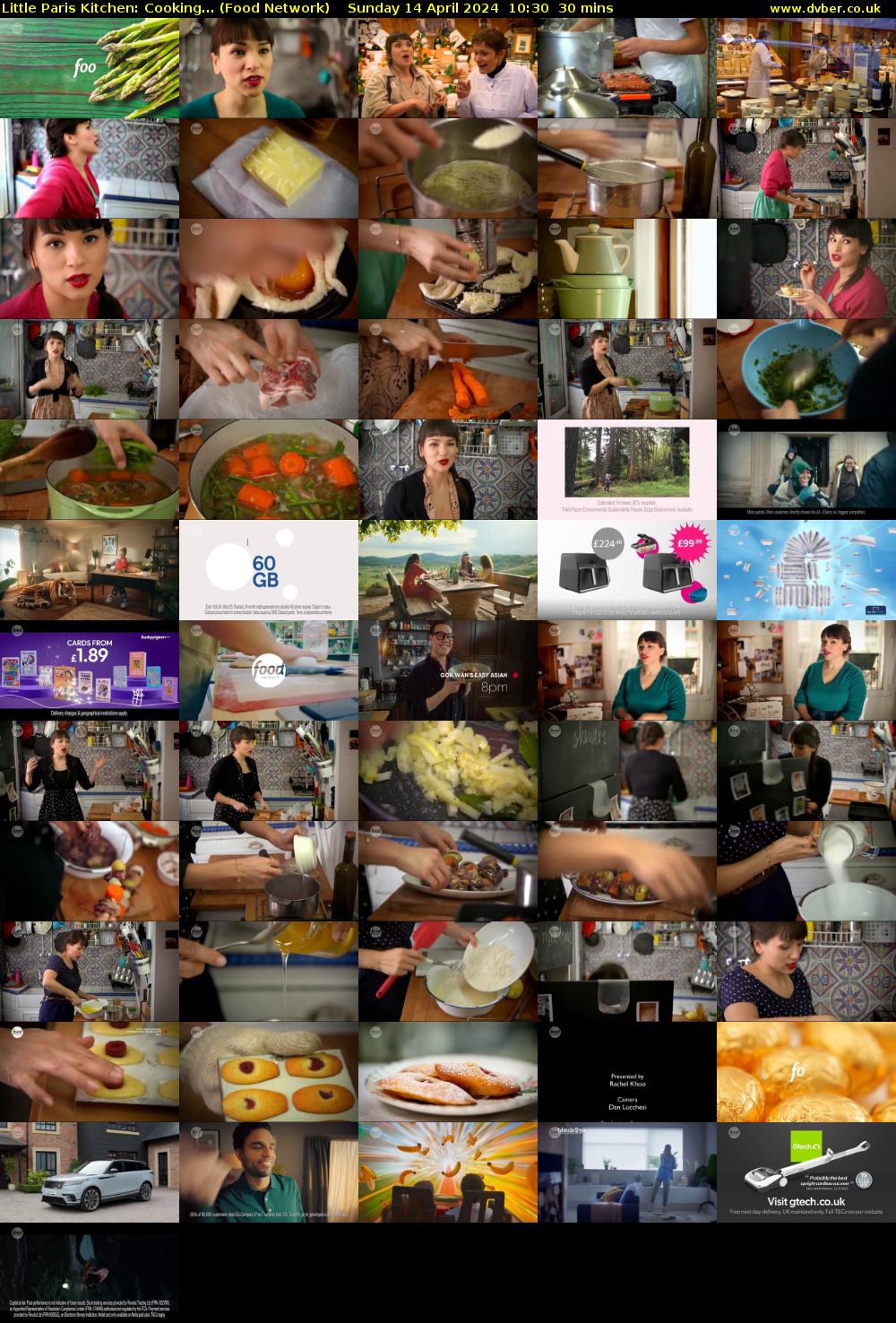 Little Paris Kitchen: Cooking... (Food Network) Sunday 14 April 2024 10:30 - 11:00