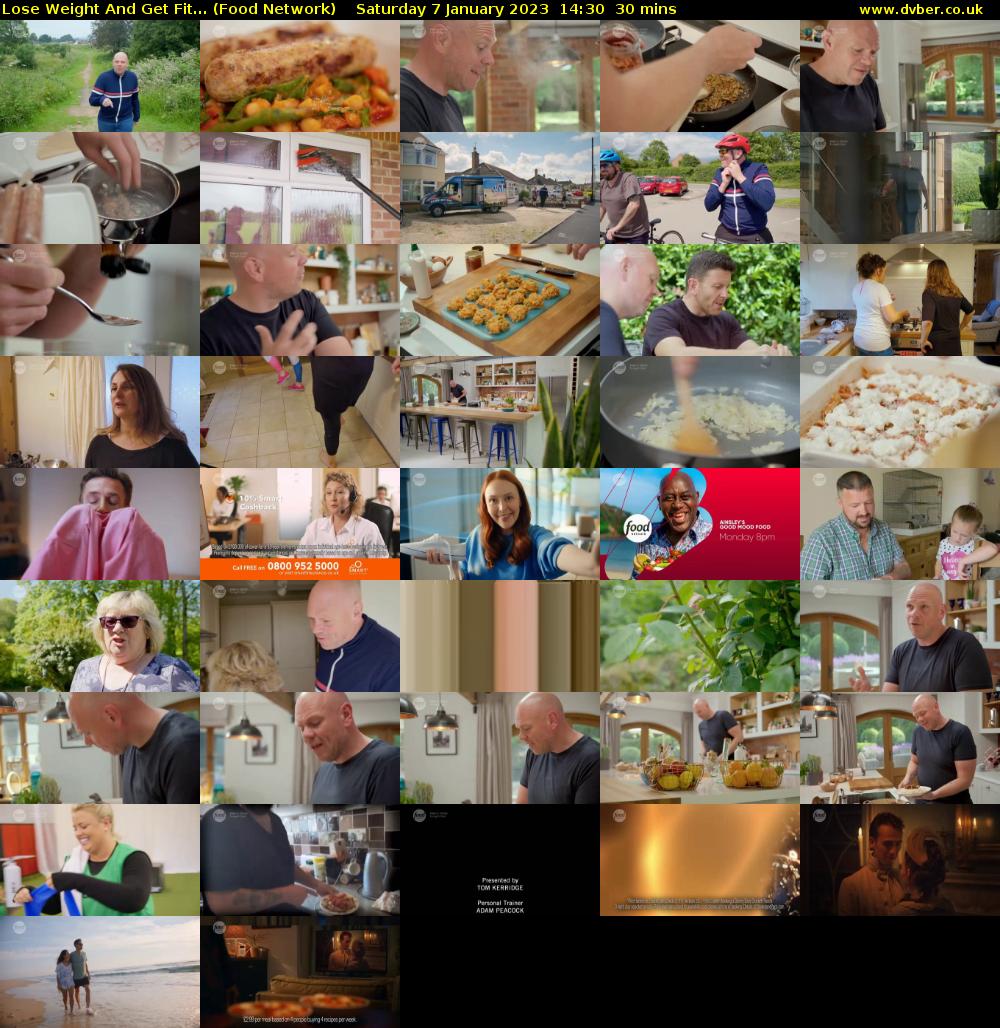 Lose Weight And Get Fit... (Food Network) Saturday 7 January 2023 14:30 - 15:00