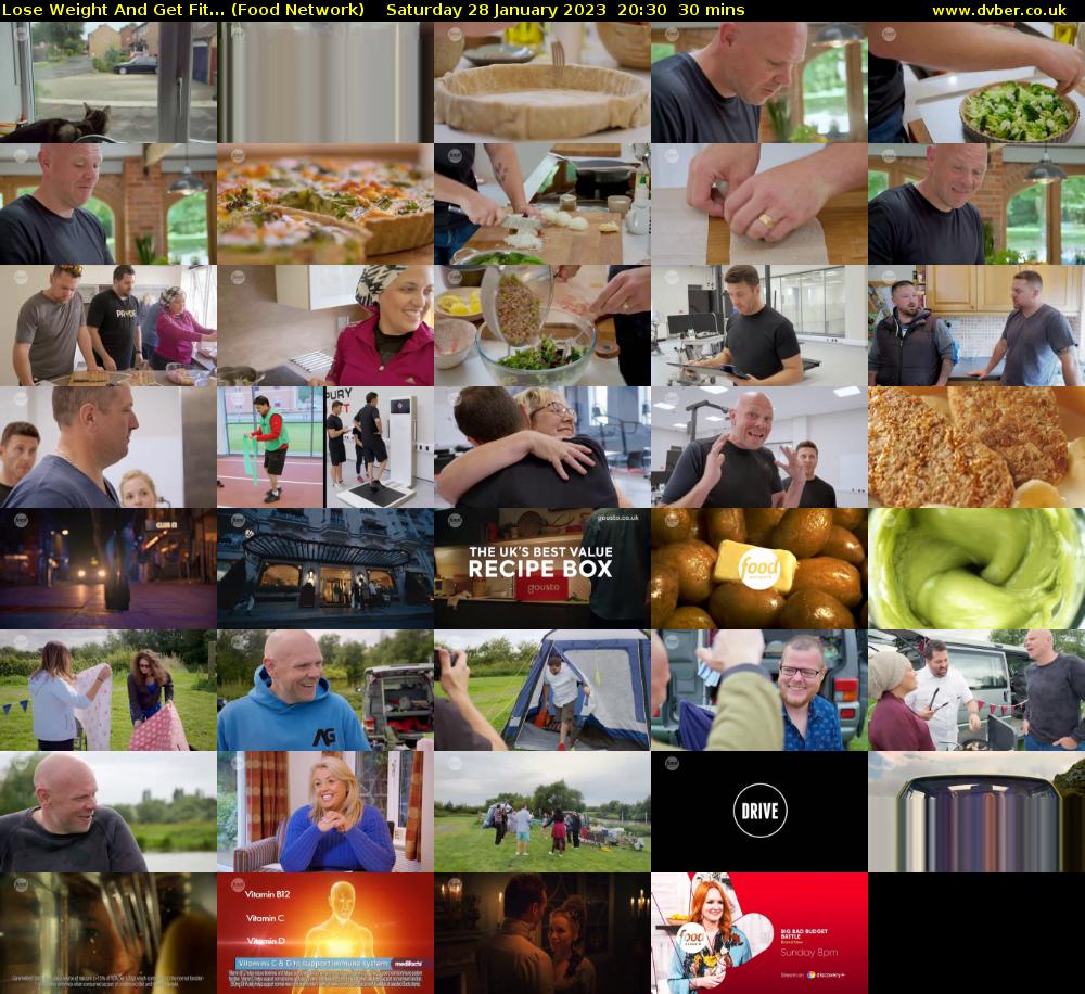 Lose Weight And Get Fit... (Food Network) Saturday 28 January 2023 20:30 - 21:00