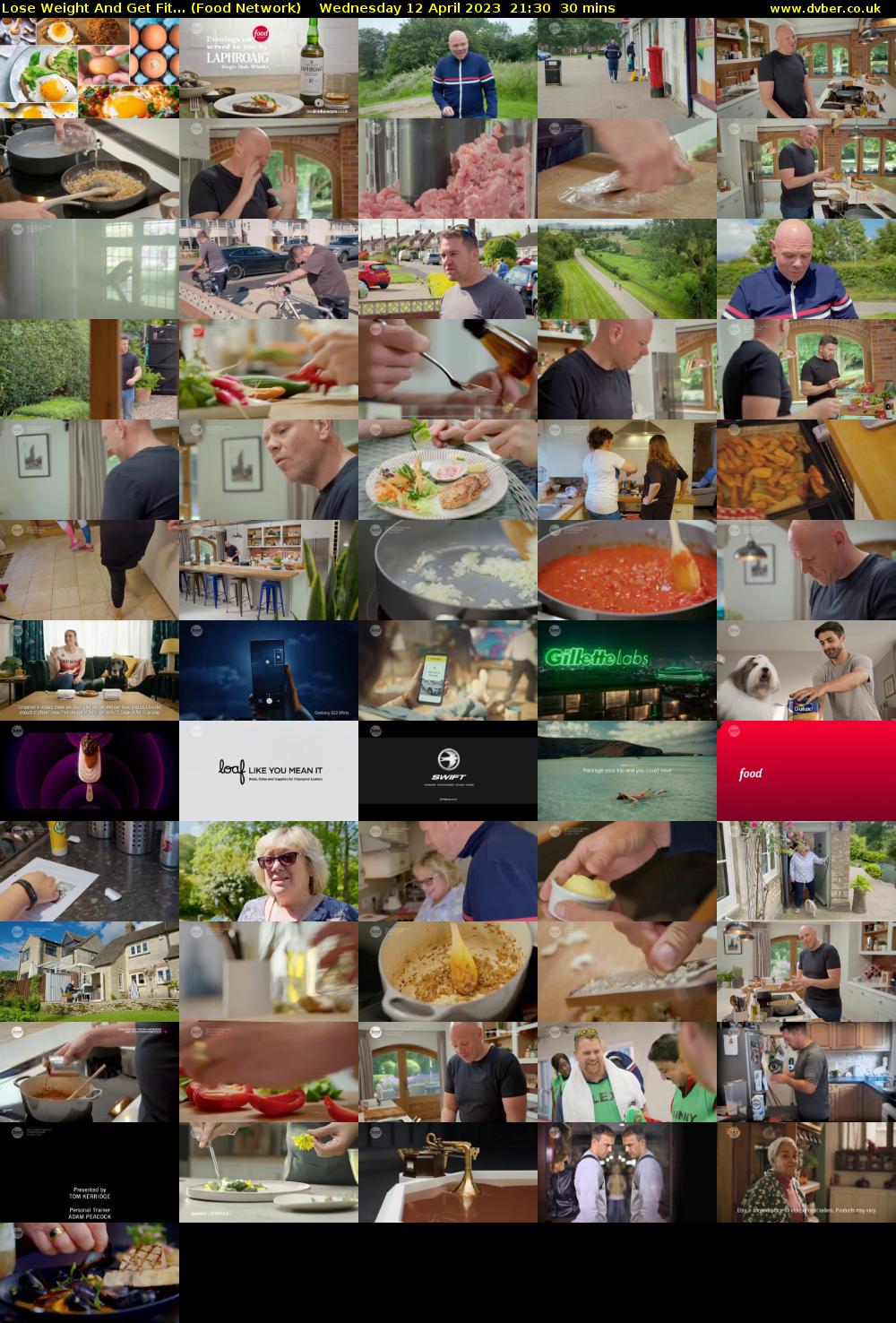 Lose Weight And Get Fit... (Food Network) Wednesday 12 April 2023 21:30 - 22:00