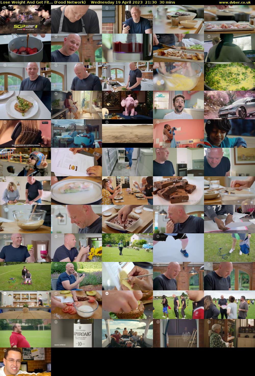Lose Weight And Get Fit... (Food Network) Wednesday 19 April 2023 21:30 - 22:00