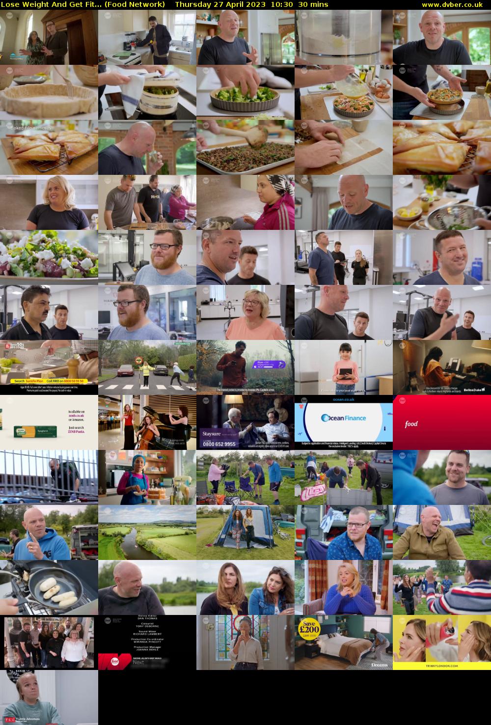 Lose Weight And Get Fit... (Food Network) Thursday 27 April 2023 10:30 - 11:00