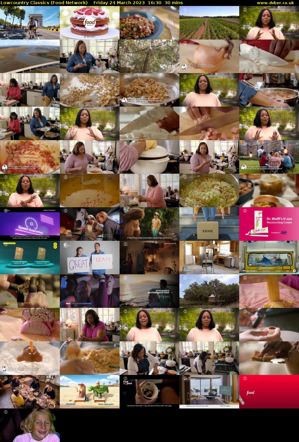 Lowcountry Classics (Food Network) Friday 24 March 2023 16:30 - 17:00