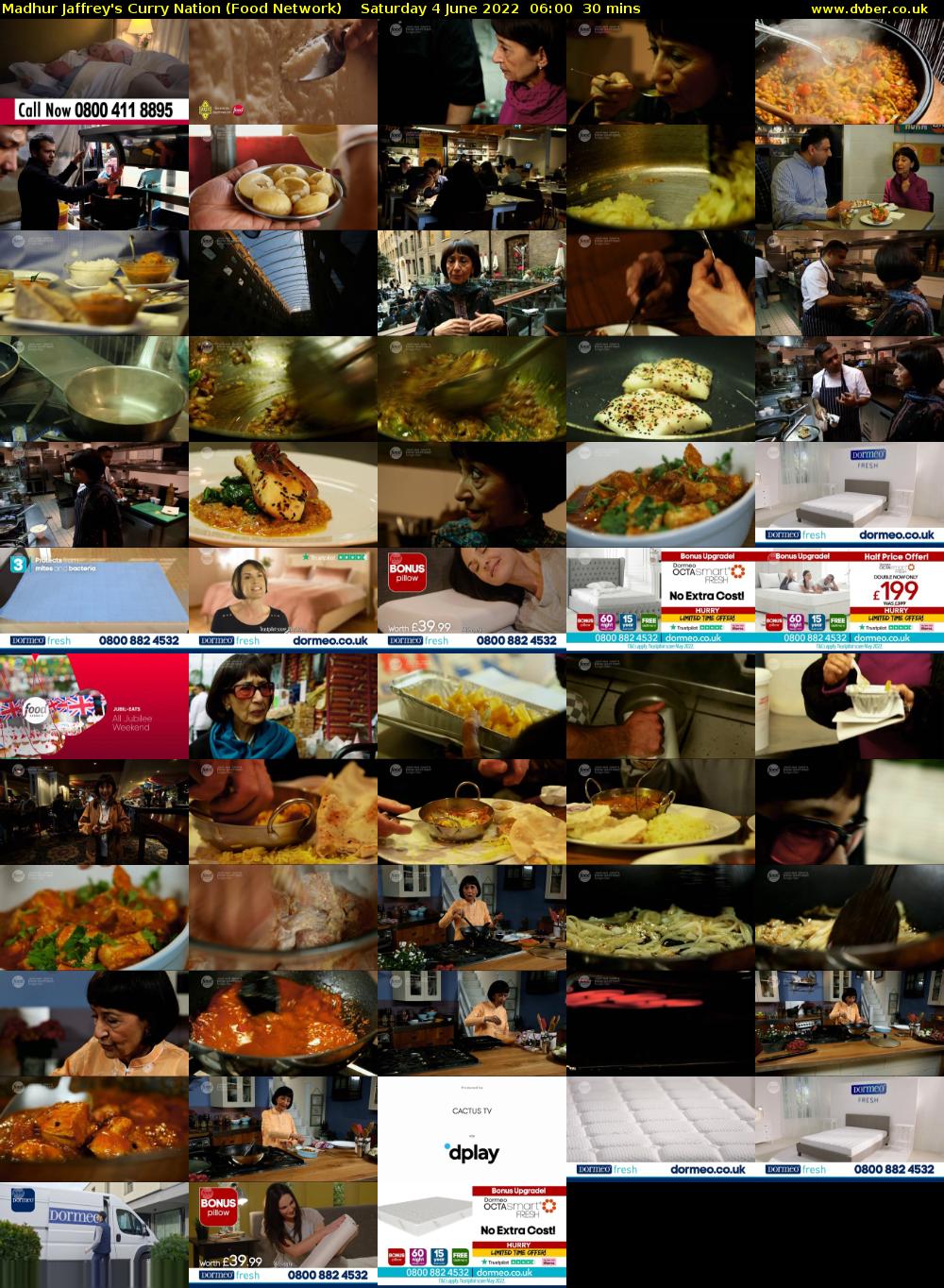 Madhur Jaffrey's Curry Nation (Food Network) Saturday 4 June 2022 06:00 - 06:30