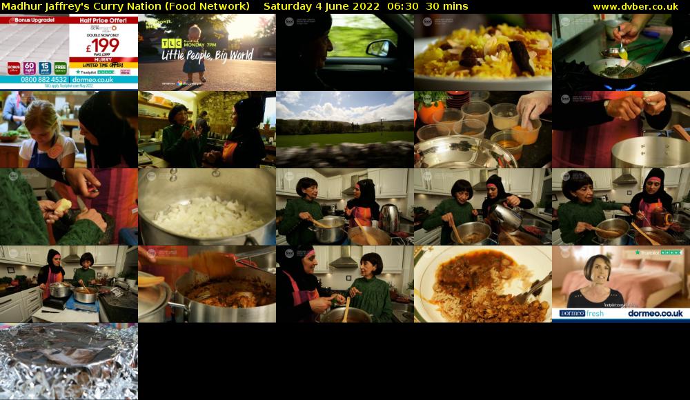 Madhur Jaffrey's Curry Nation (Food Network) Saturday 4 June 2022 06:30 - 07:00