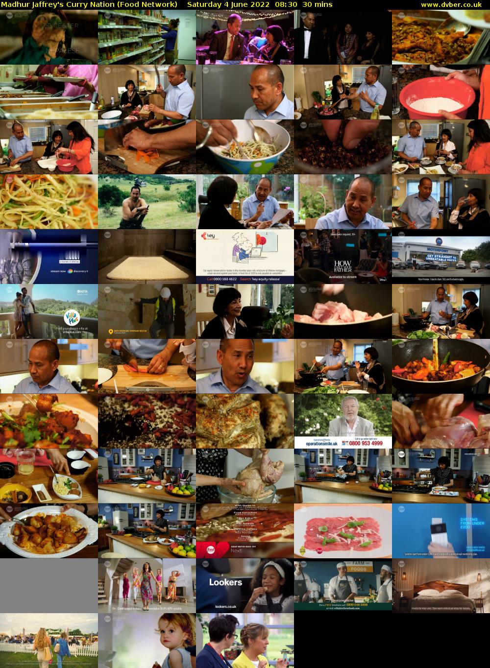 Madhur Jaffrey's Curry Nation (Food Network) Saturday 4 June 2022 08:30 - 09:00