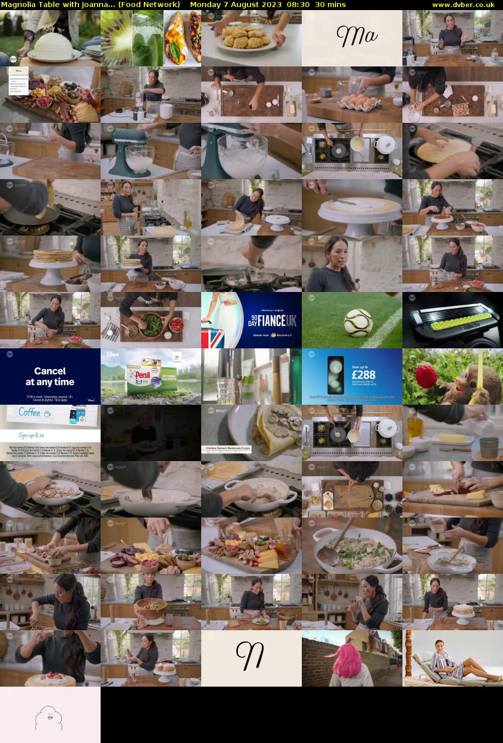 Magnolia Table with Joanna... (Food Network) Monday 7 August 2023 08:30 - 09:00