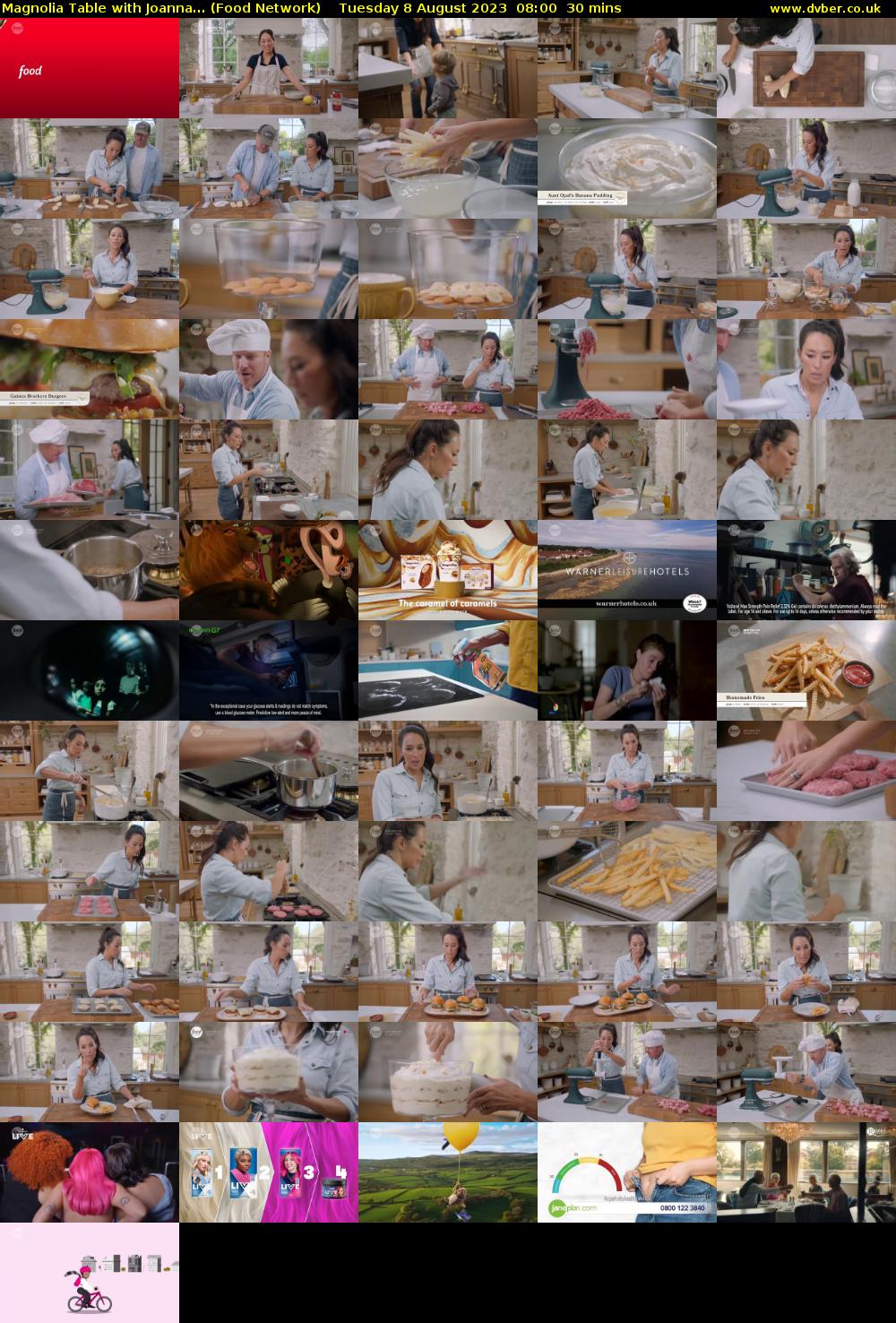 Magnolia Table with Joanna... (Food Network) Tuesday 8 August 2023 08:00 - 08:30